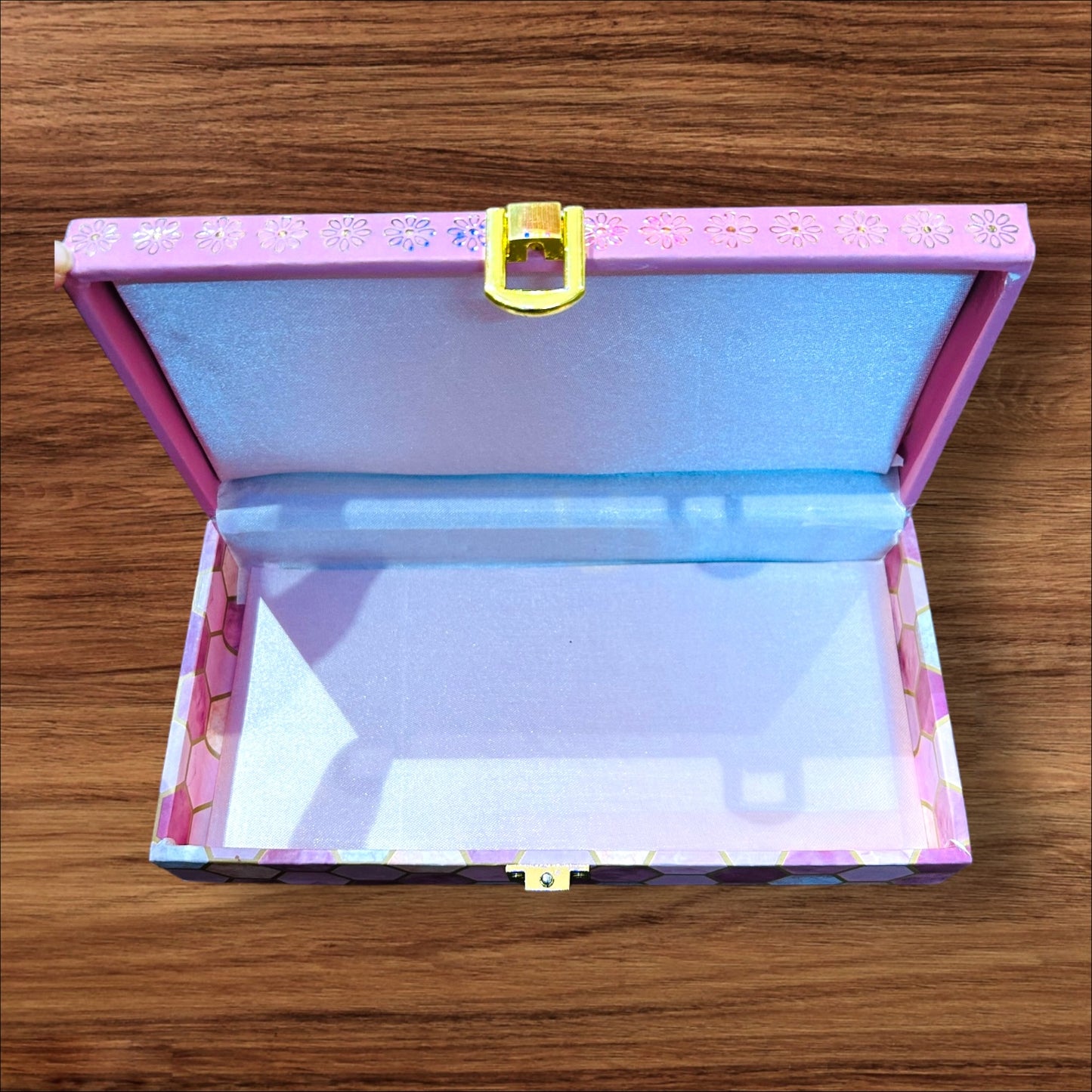 Pink Aura Shagun Cash Box – Elegant Digital Paper Wedding Gift Box