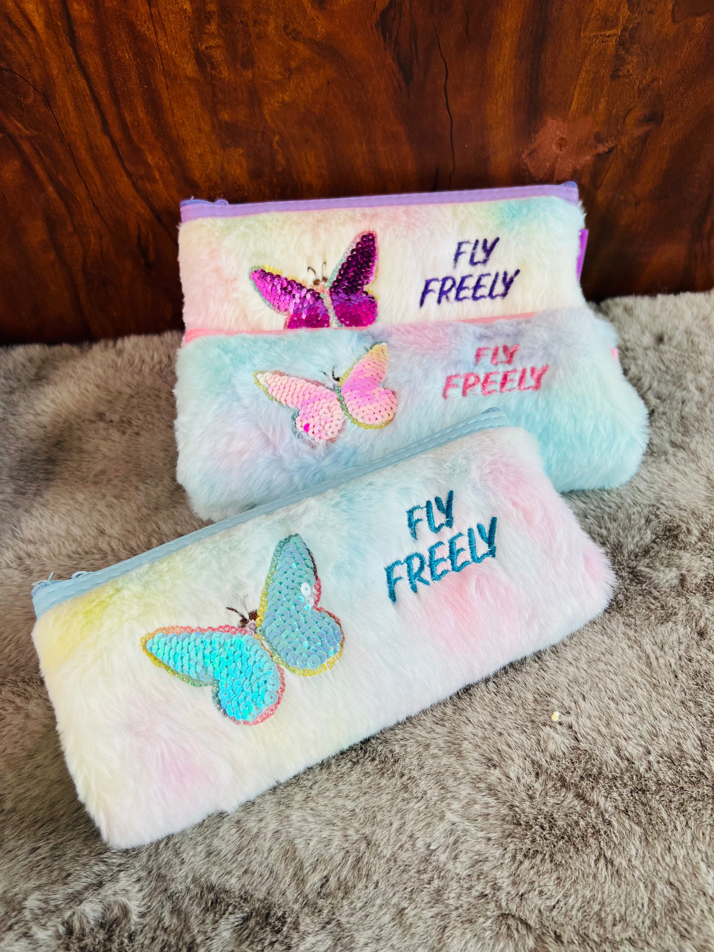 Butterfly Theme Stationery Pouches for Girls - Enchanting Kids' Birthday Return Gifts