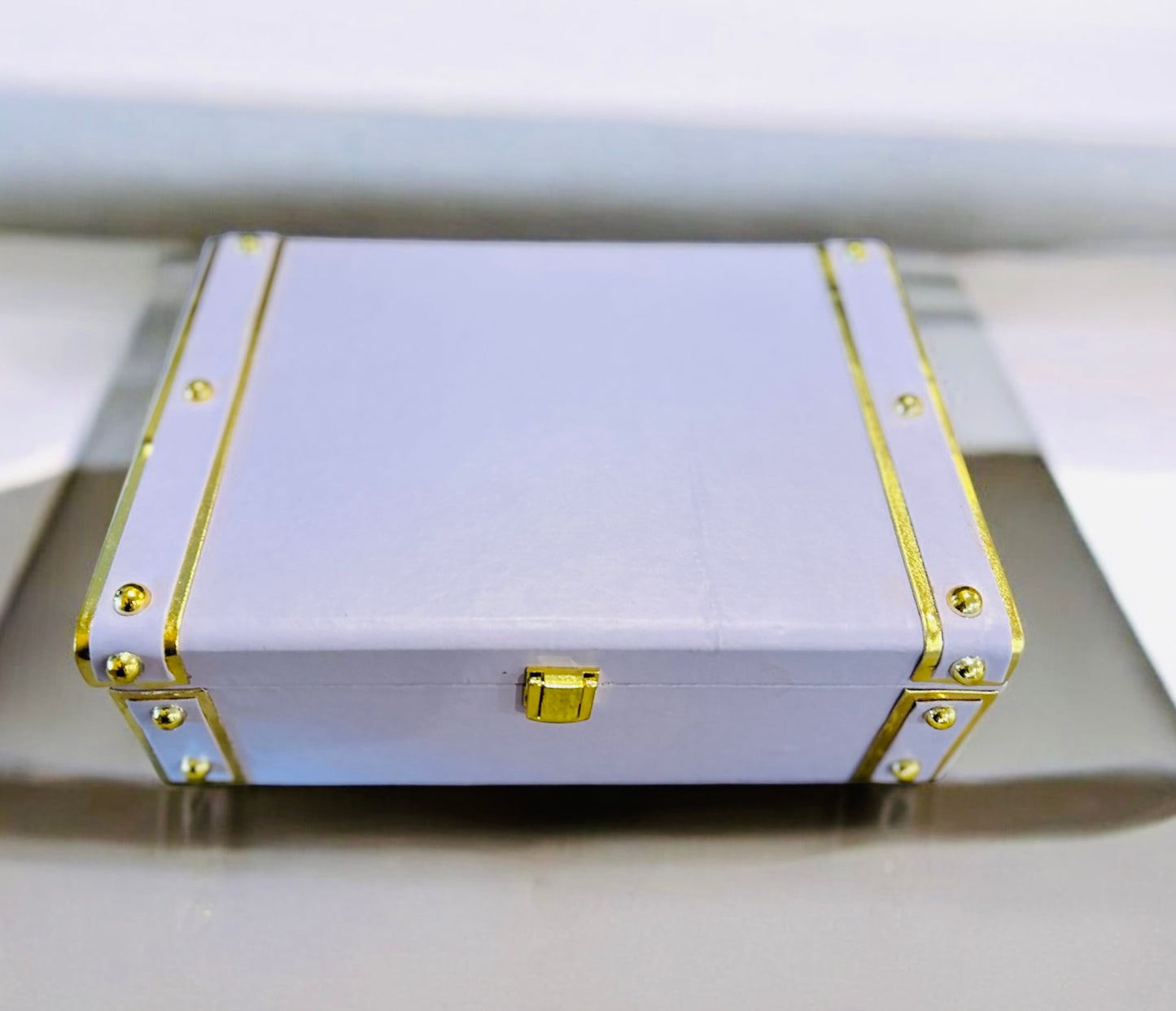 Elegant Gift Hamper – Bracelet, Jewelry Organizer, Earrings, Scrunchies & Chocolates in a Wooden Gift Box | Birthday, Anniversary & Women’s Day Gift