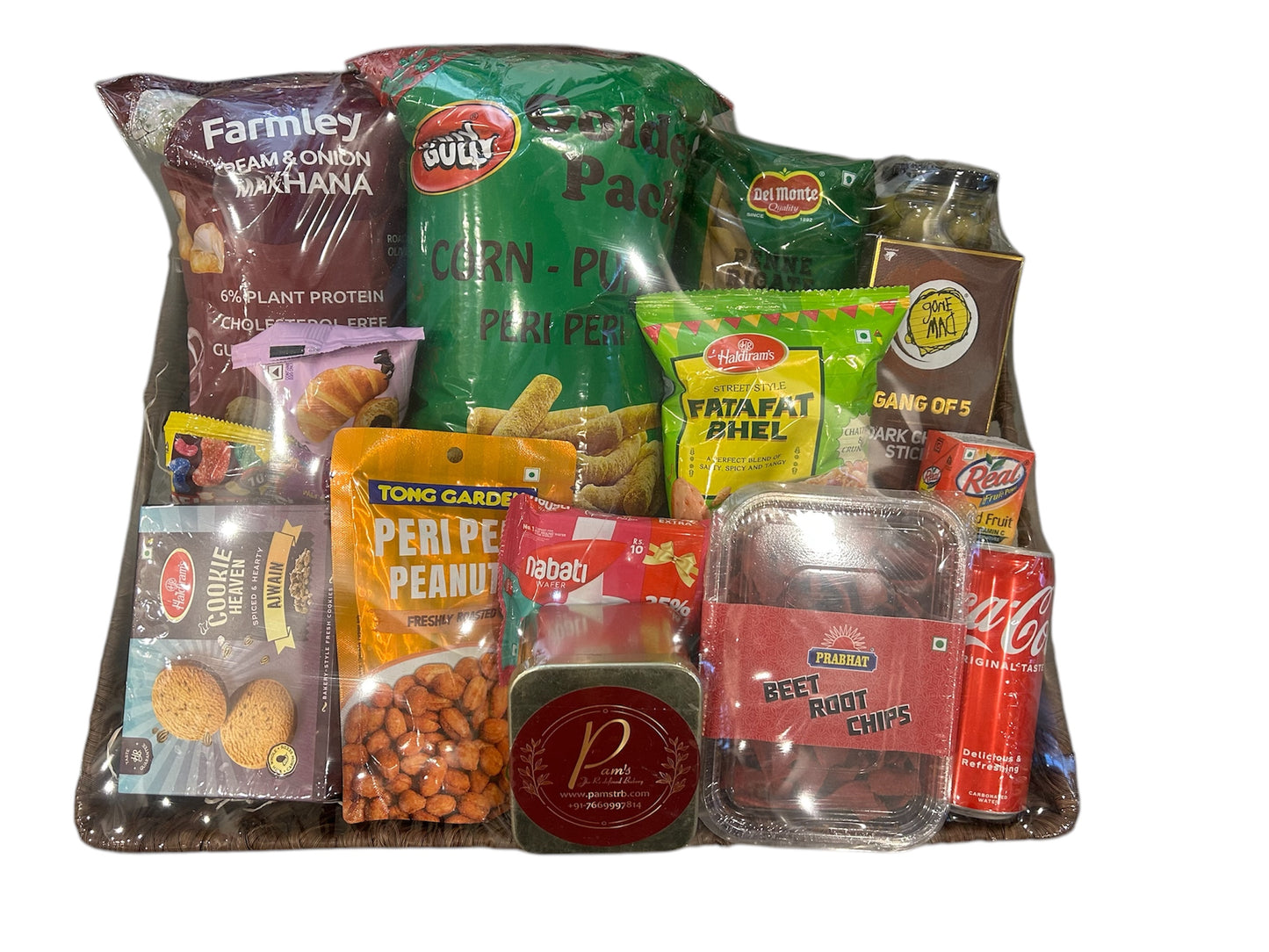 Gourmet Indulgence Basket – Exquisite Snack & Chocolate Hamper