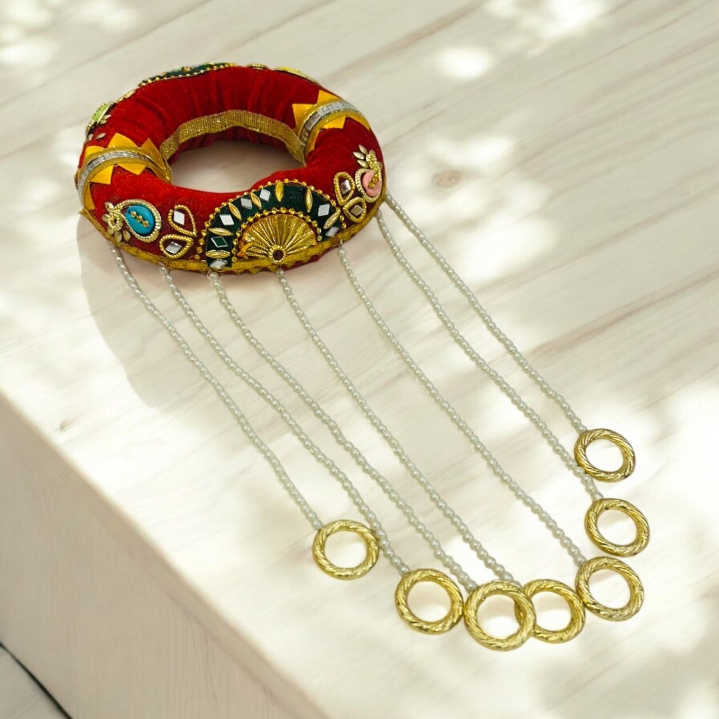 Indhi / Head Cushions for Gharoli Ceremonies & Indian Wedding Rituals | Traditional Wedding Accessories