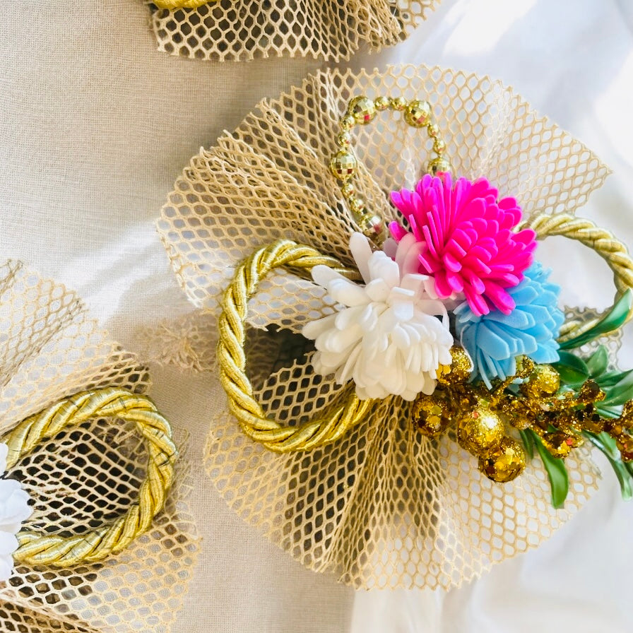 Foam Artificial Carnation Flower Bunch – Assorted Color Gift Packing & Decoration Material by Wrap Shap