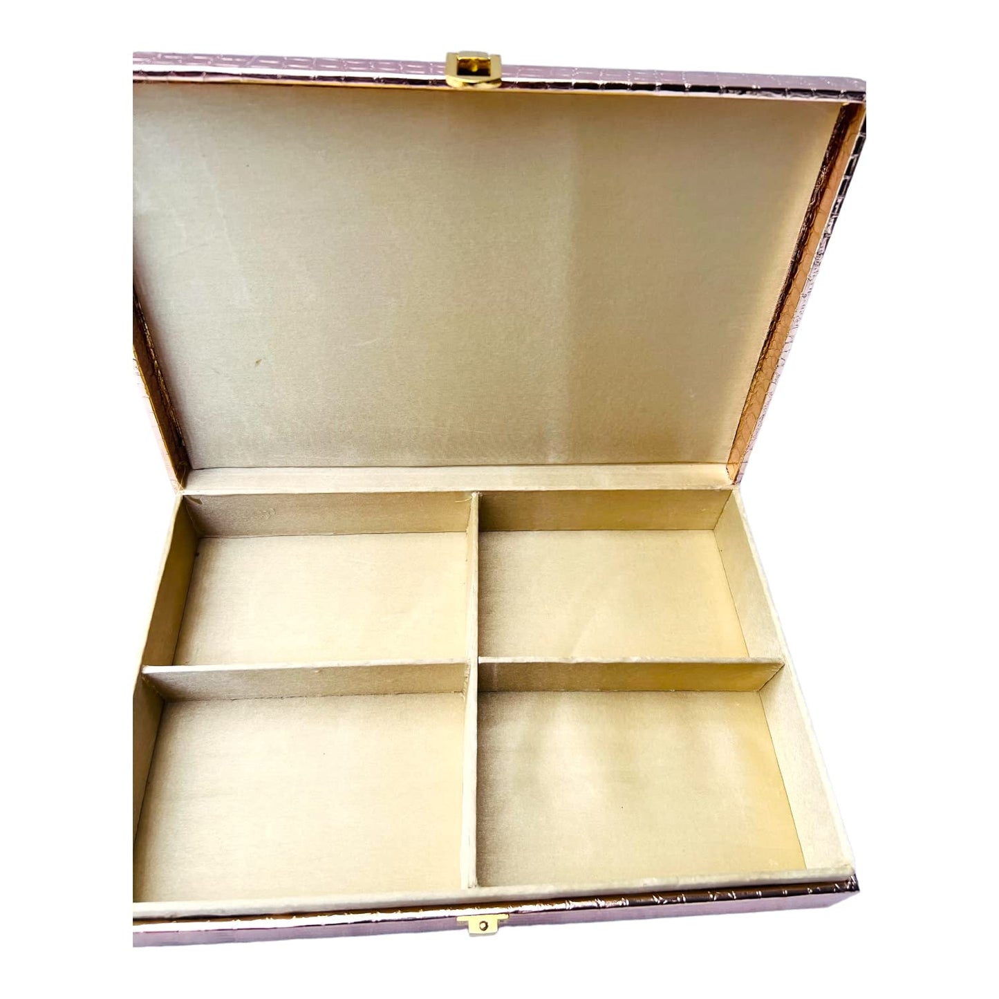 Crocodile Print Rexin Dry Fruit Box | Return Favours for Weddings, Baby Showers, Newborn Announcements, Diwali, Rakhi