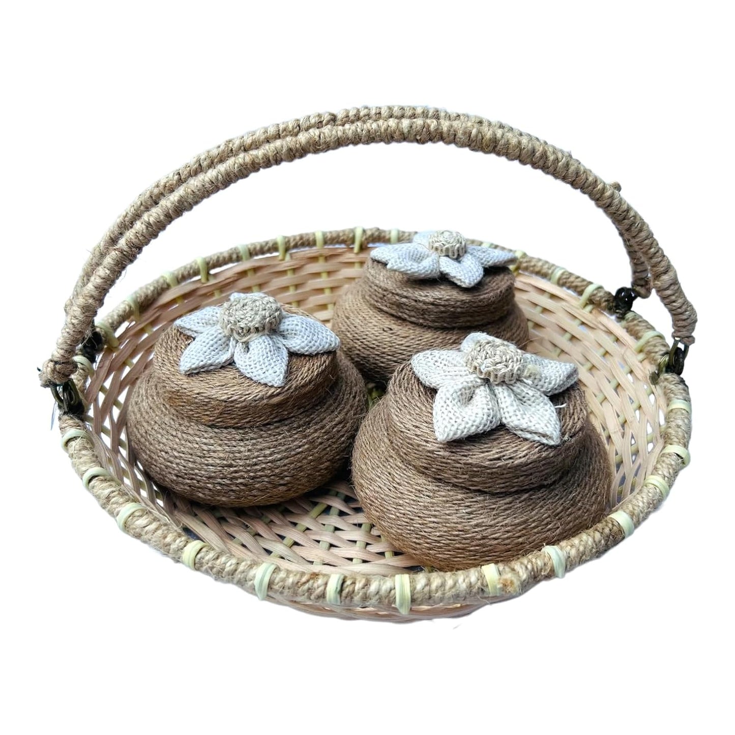 Round Cane Gifting Basket