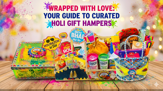 Holi Gift Hampers in Noida & Delhi – Premium Holi Gifting by Wrap Shap with Fast Delivery