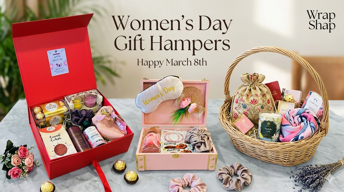 Women’s Day Gift Hampers in Noida & Delhi – Premium & Corporate Gifting by Wrap Shap