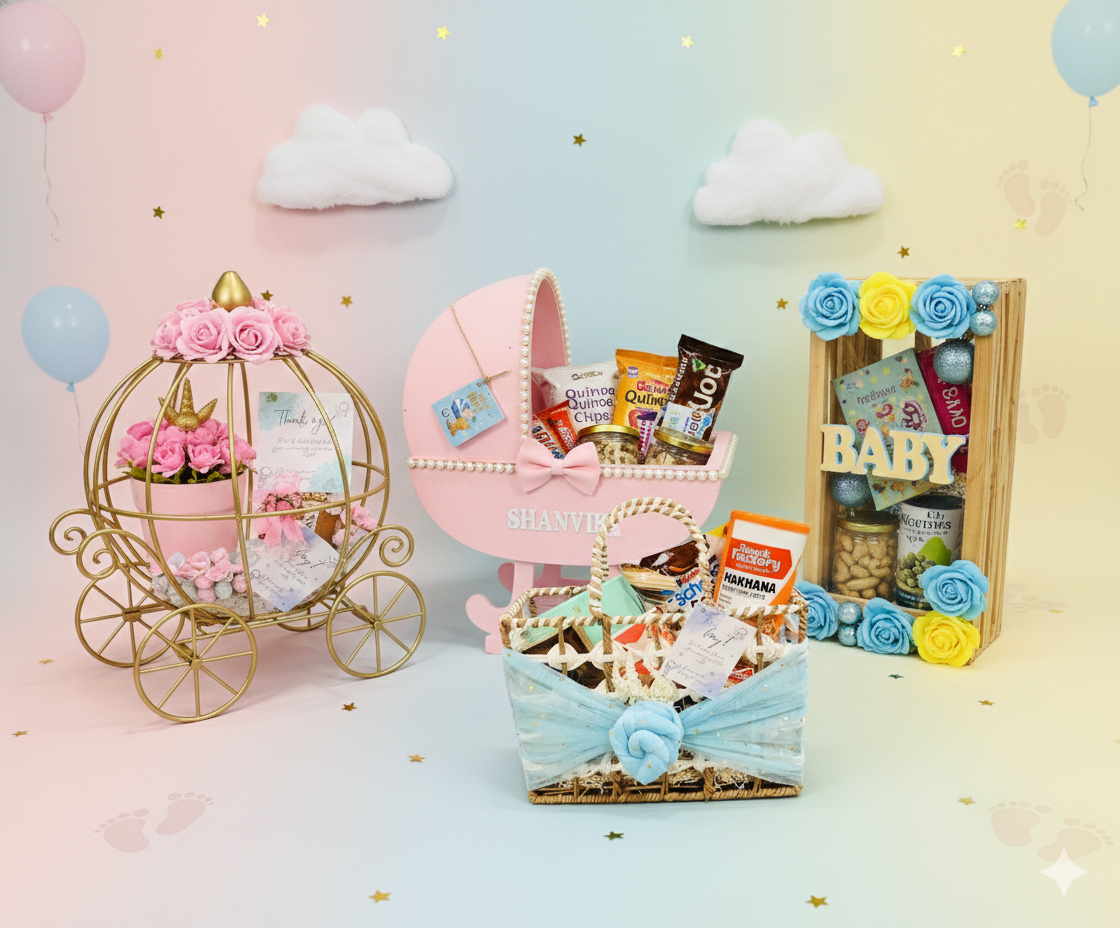Baby Shower & New Born Return Gift Hampers