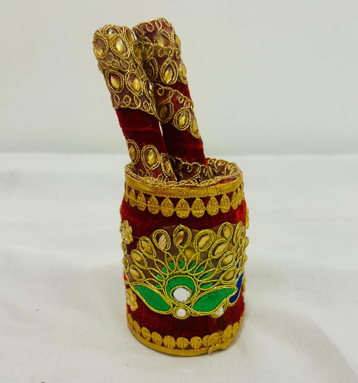 Traditional Decorative Okhli for Wedding Ceremonies and Rituals