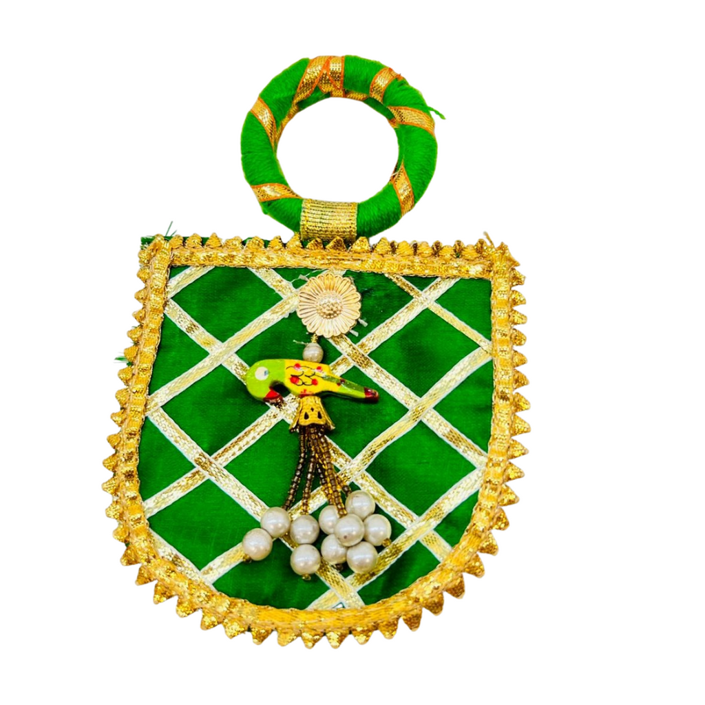 Elegant Coin Pouch for Gifting Ginni, Silver & Gold Coins – Wedding, Shagun, Baby Shower, Festivals & Special Occasions