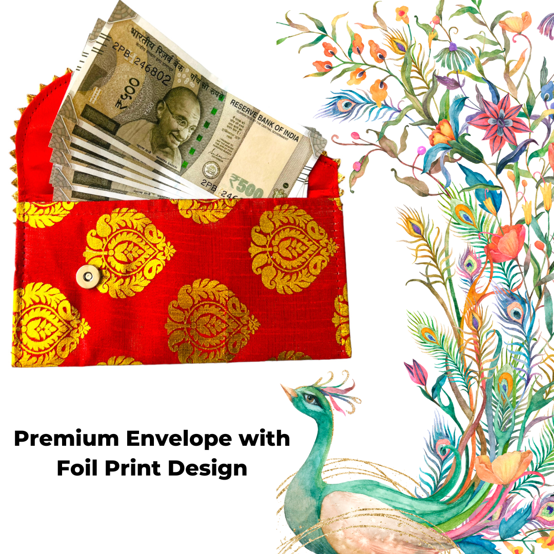 Paan Design Shagun Money Envelope