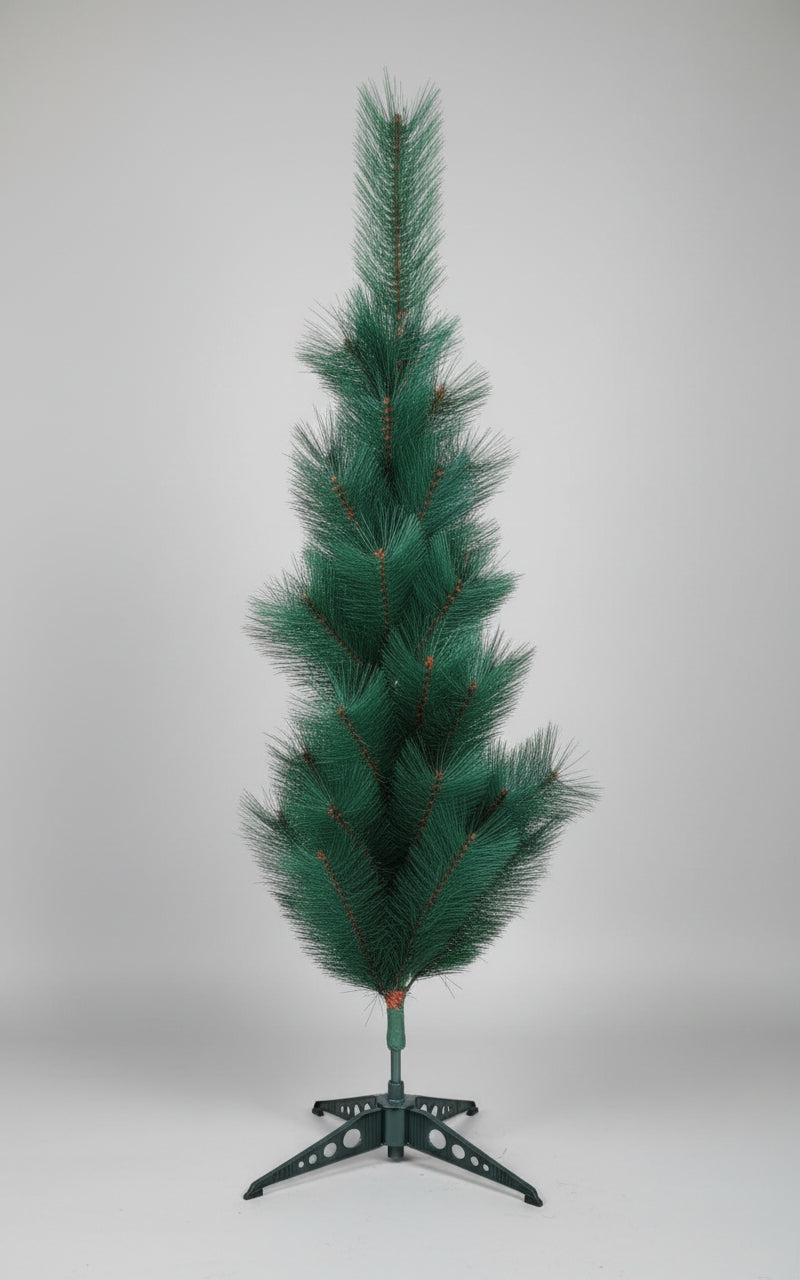 3 ft artificial pine Christmas tree with realistic branches for holiday decorations.