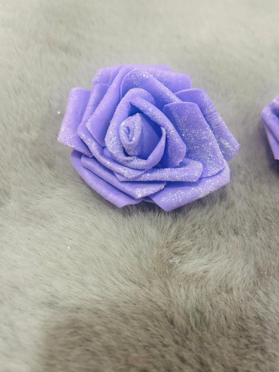 Elegant 9cm Artificial Foam Rose Flowers for Decor and Creative Embellishments