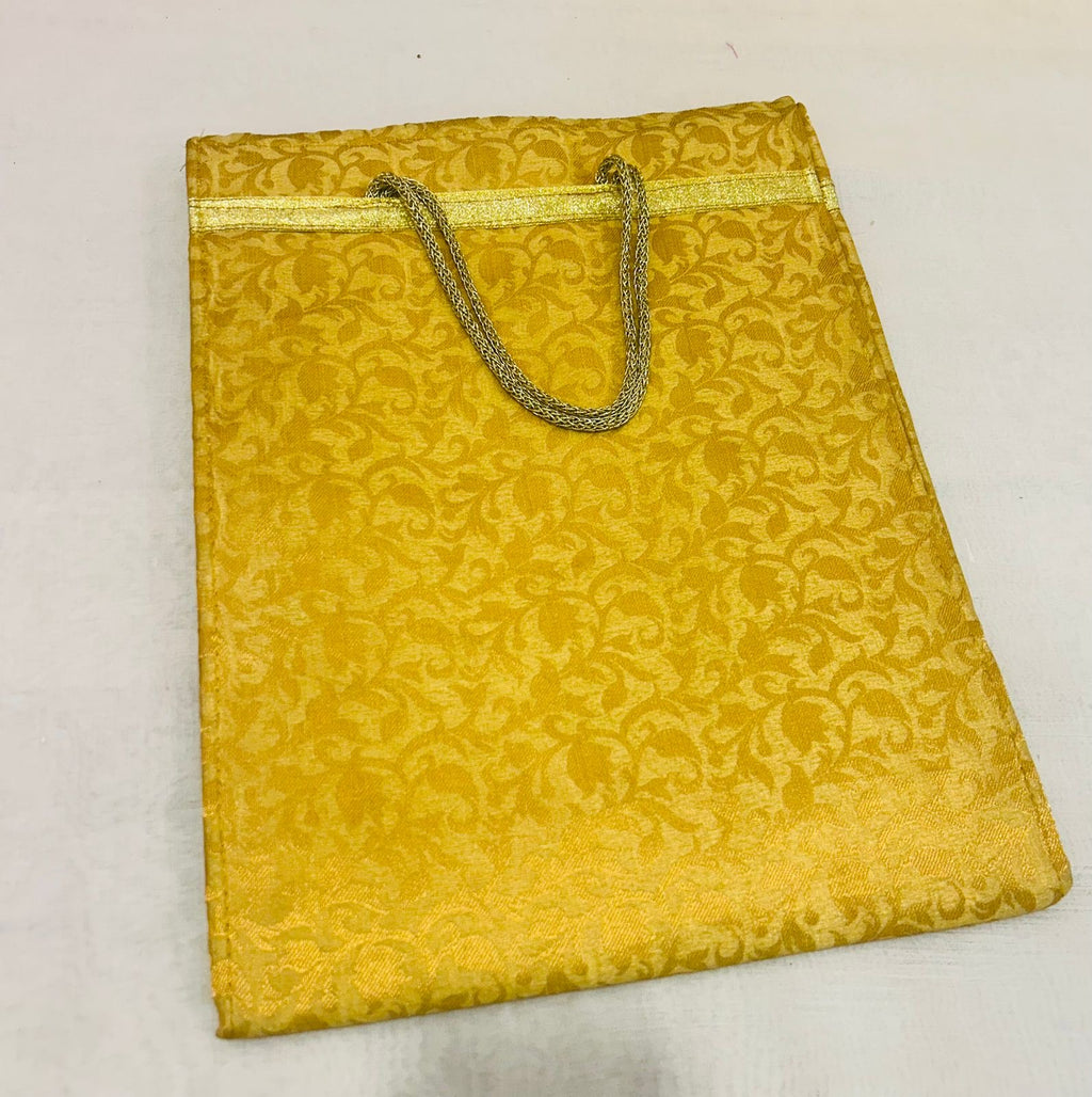 Brocade Cloth Gifting Bags – Assorted Prints & Colors | Traditional Return Gift Potli by Wrap Shap