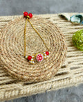 Wrap Shap Ladies Lumba Bracelet - Design1 Meenakari Work with Roli Chawal