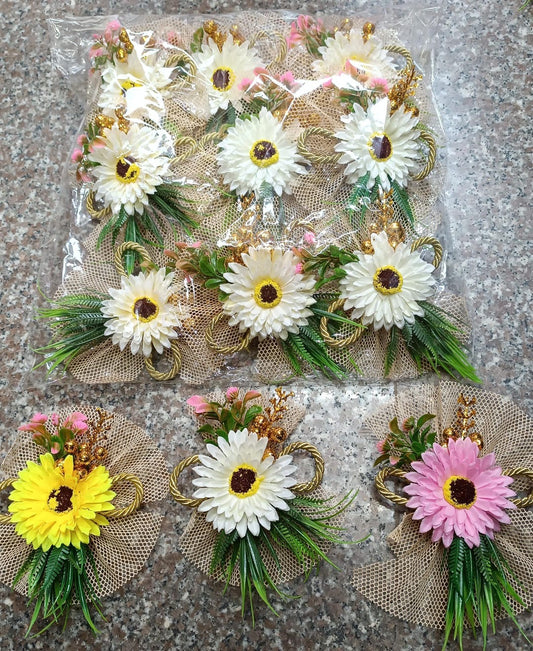 Sunflower Flower Bunch for Gift Decorations, Wedding Packing, and Festive Platter Designing