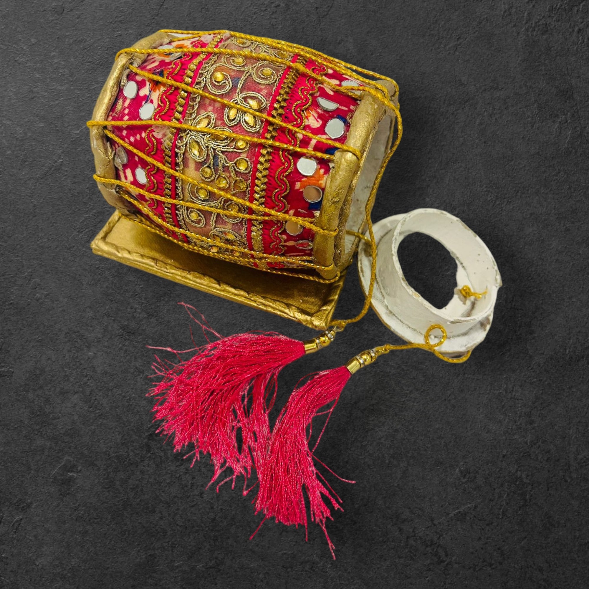 Melodic Memories Dholak Shaped Gifting Box