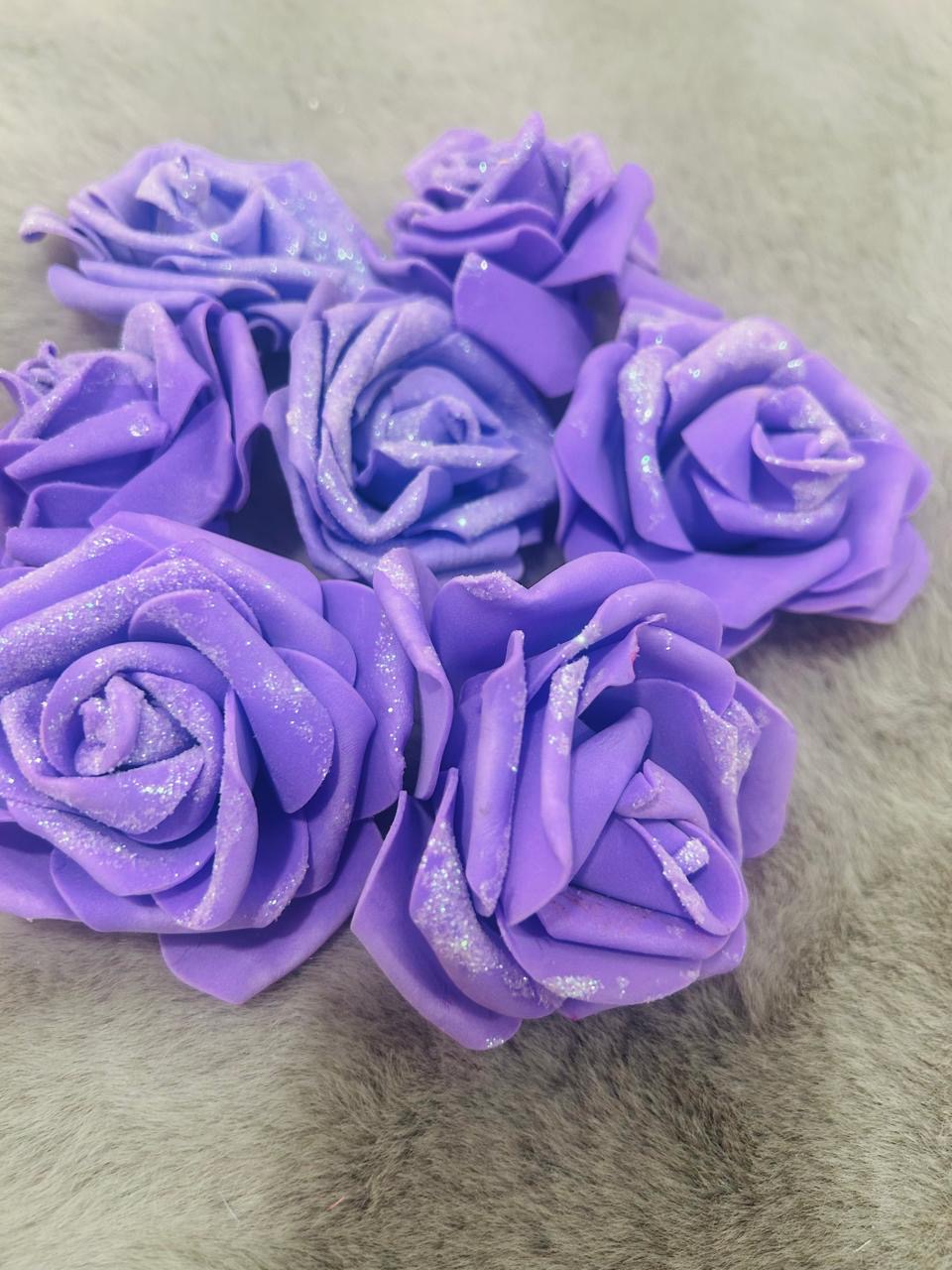 Elegant 9cm Artificial Foam Rose Flowers for Decor and Creative Embellishments