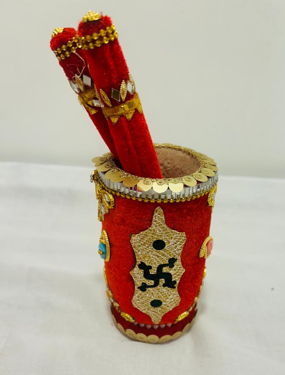 Traditional Decorative Okhli for Wedding Ceremonies and Rituals