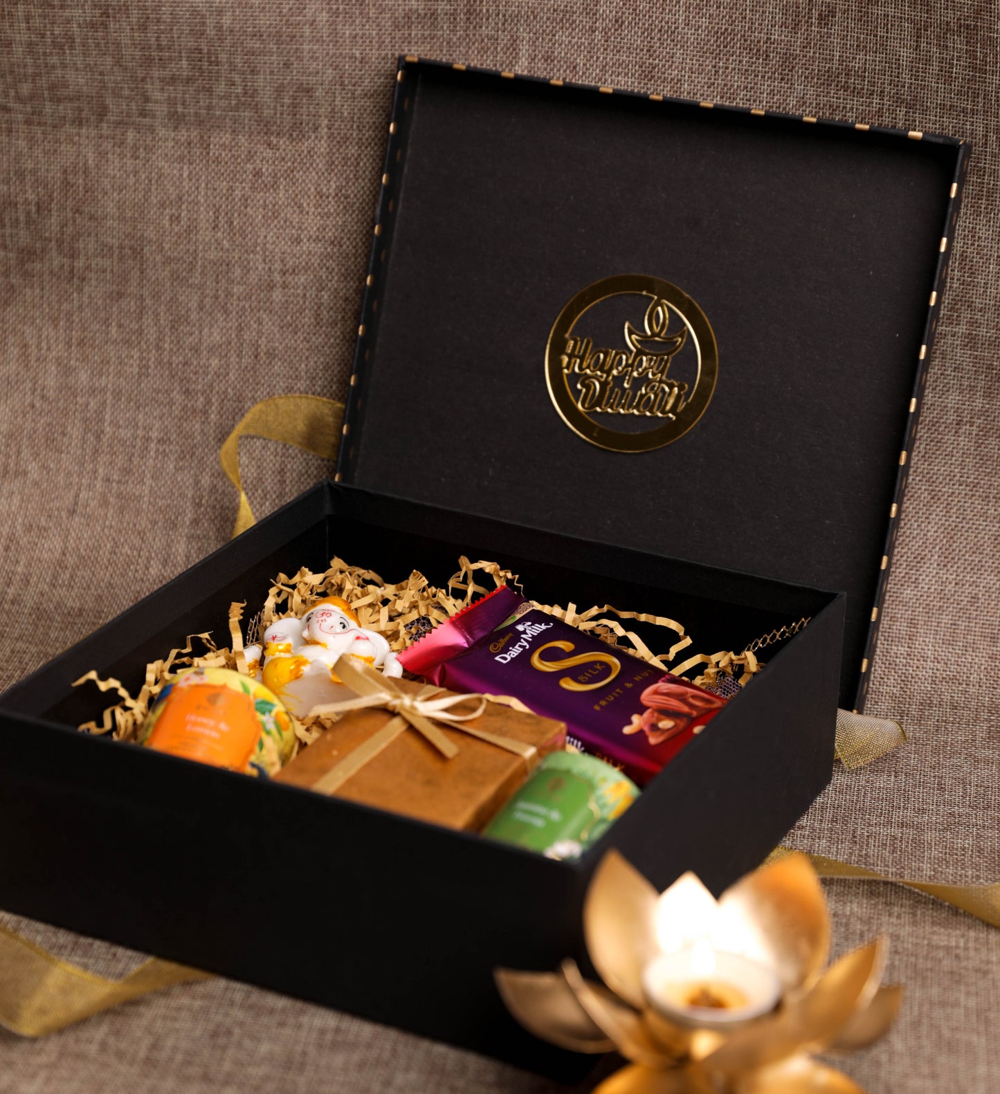 Elegant Rigid Box Diwali Hamper