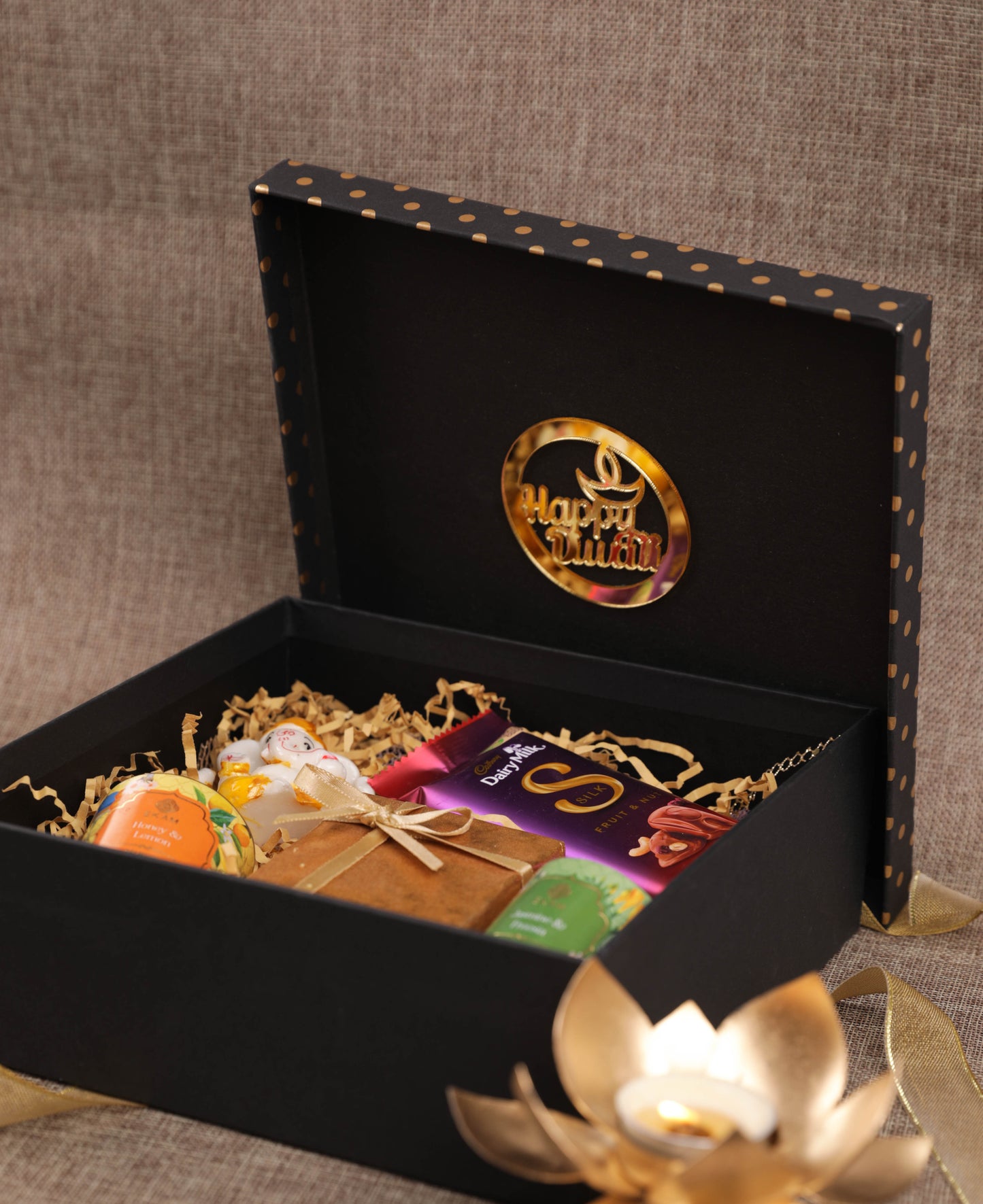 Elegant Rigid Box Diwali Hamper