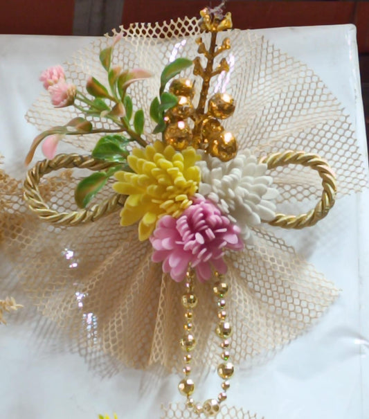 3 Multi Flower Bunch for Gift Decorations, Wedding Packing, and Festive Platter Designing