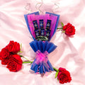 Beautiful Dairy Milk Chocolate Bouquet – an elegant edible gift for Valentine’s, birthdays, anniversaries & weddings.