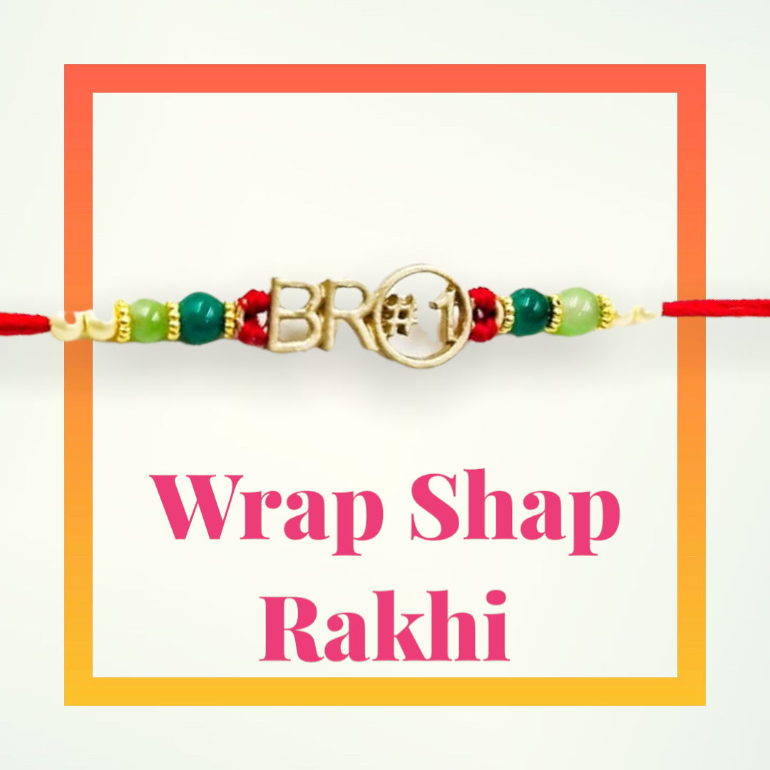 Wrap Shap H20 Bro #1 Rakhi with Roli Chawal – Celebrate Your Bond in Style