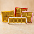 Fabric Dry Fruit Platter with 4 & 6 Partitions