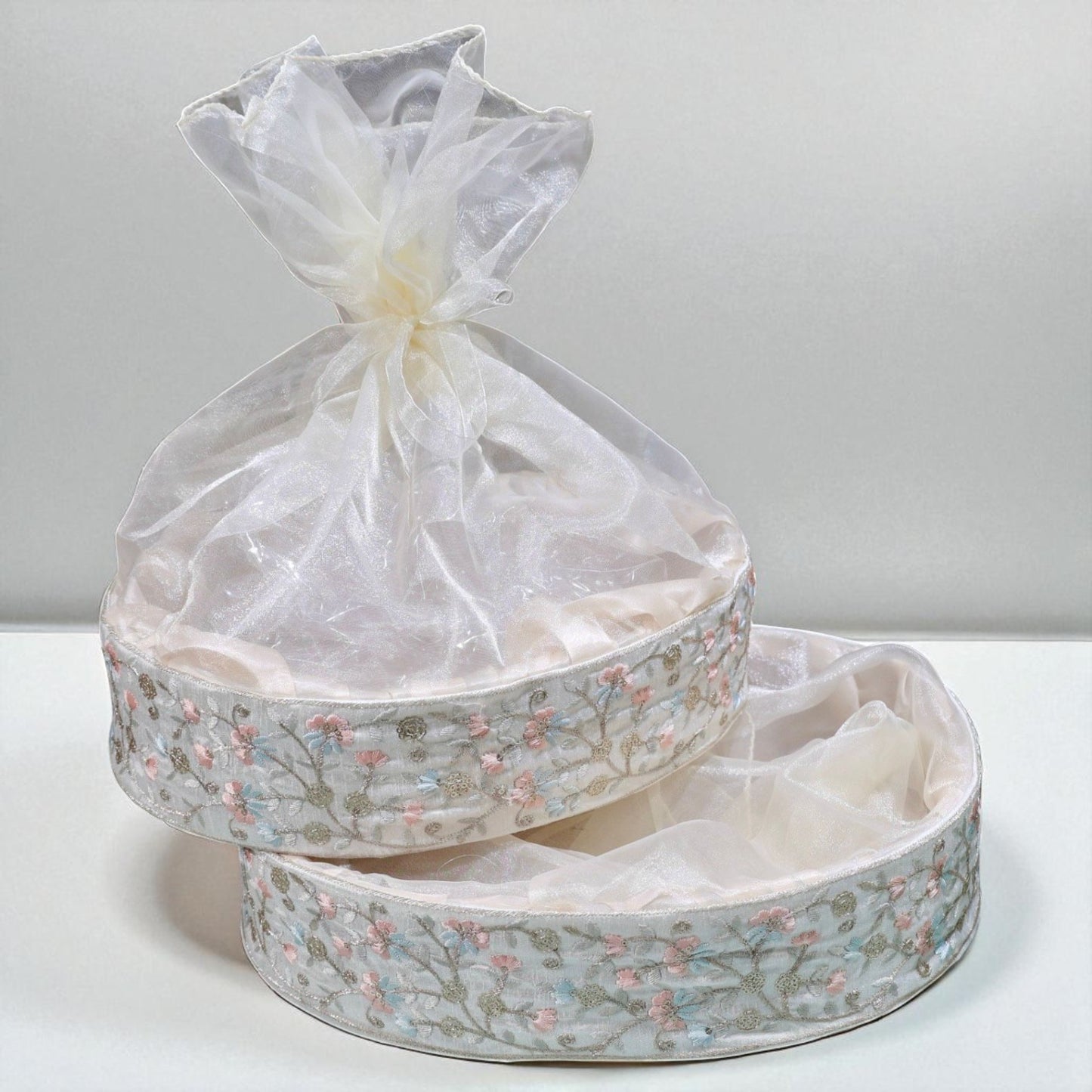 Wrap Shap Foresta Oval Basket in 10x13 and 11x15 sizes – natural rustic finish for Diwali hampers, wedding trousseau, Rakhi, Eid, and return gifts