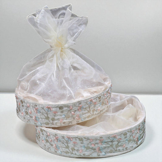 Wrap Shap Foresta Oval Basket in 10x13 and 11x15 sizes – natural rustic finish for Diwali hampers, wedding trousseau, Rakhi, Eid, and return gifts