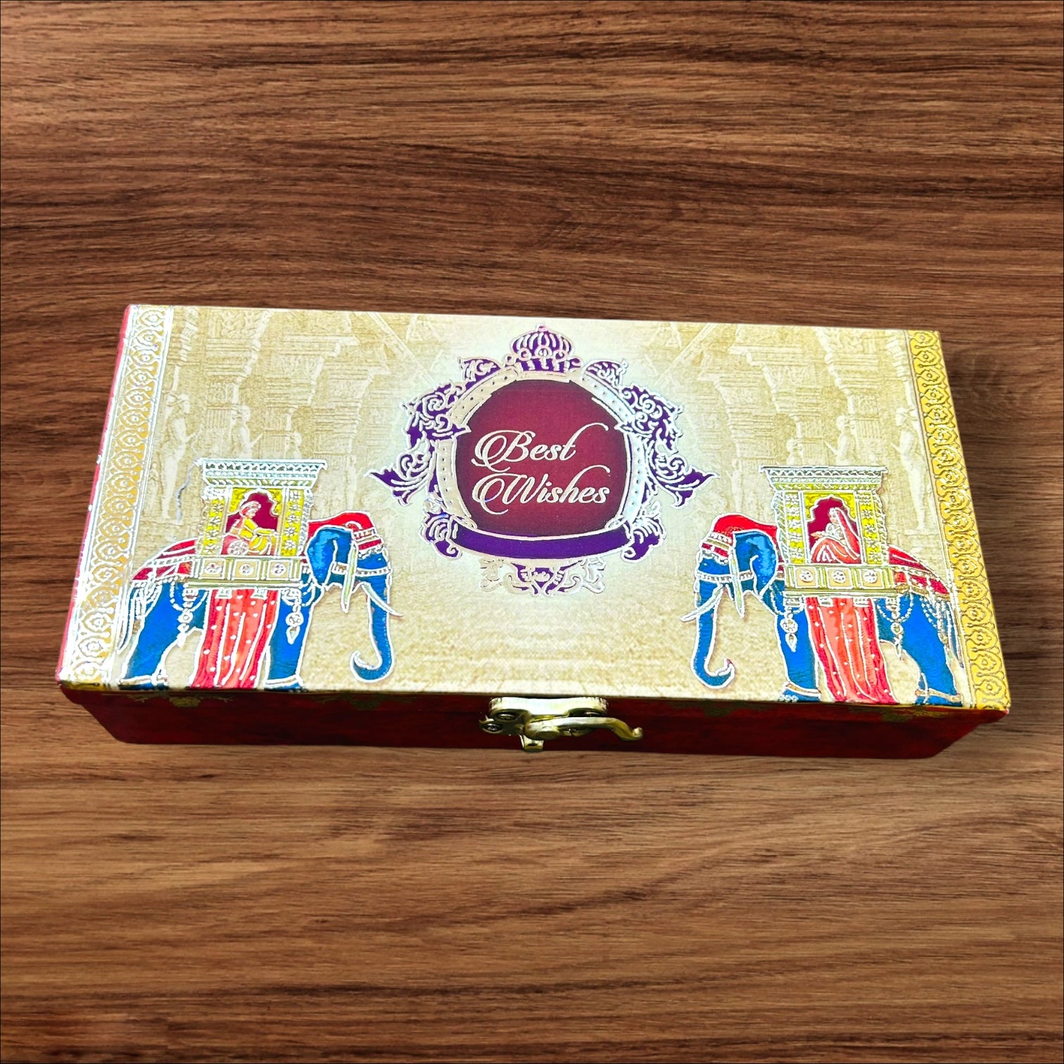 Elegant Pink Peacock Print Shagun Box – Premium Digital Design Gift Cash Box