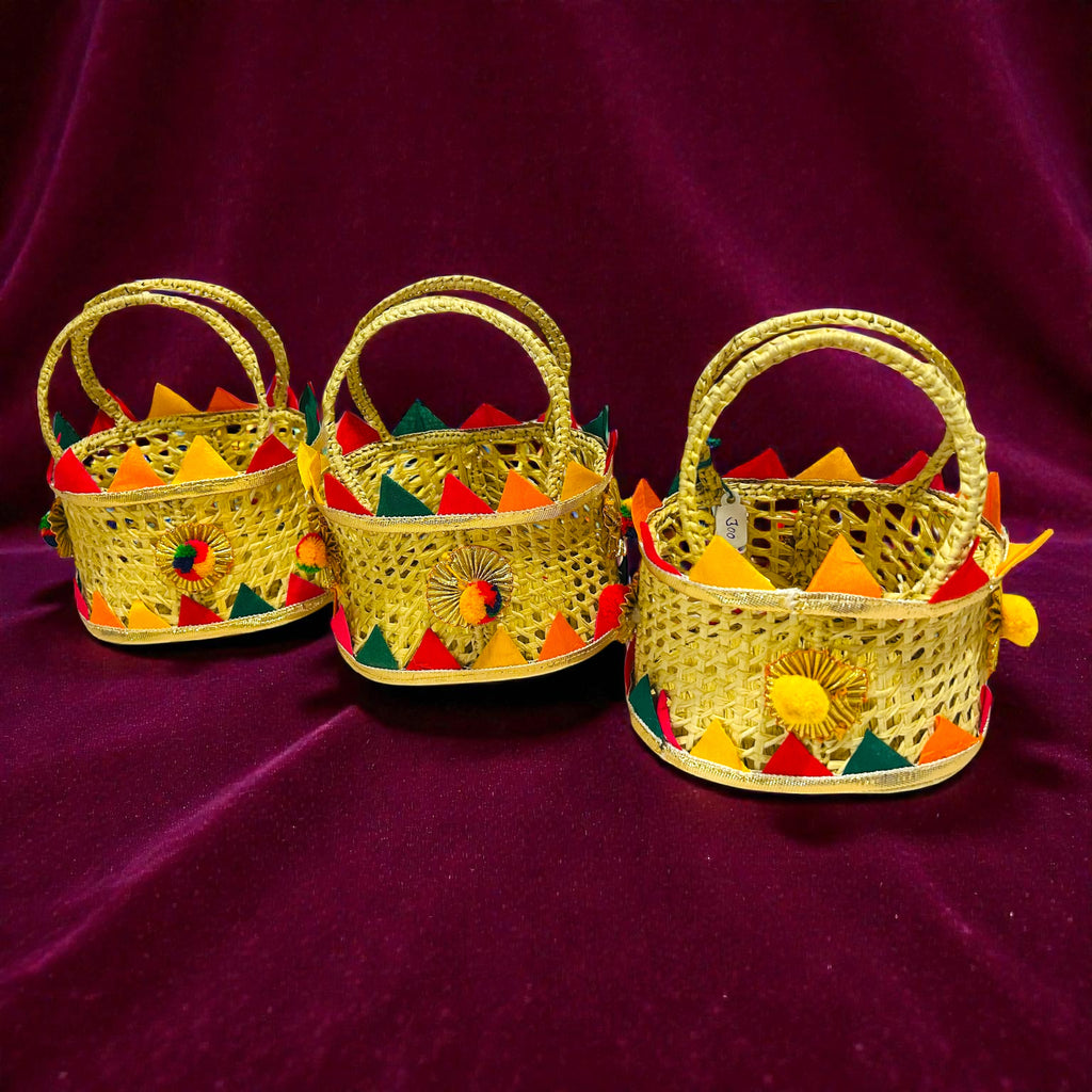 Lohri Return Gift Hamper – First Lohri Special Small Basket with Gajak, Revdi & More