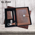 Premium grained leather finish corporate gift set for executives