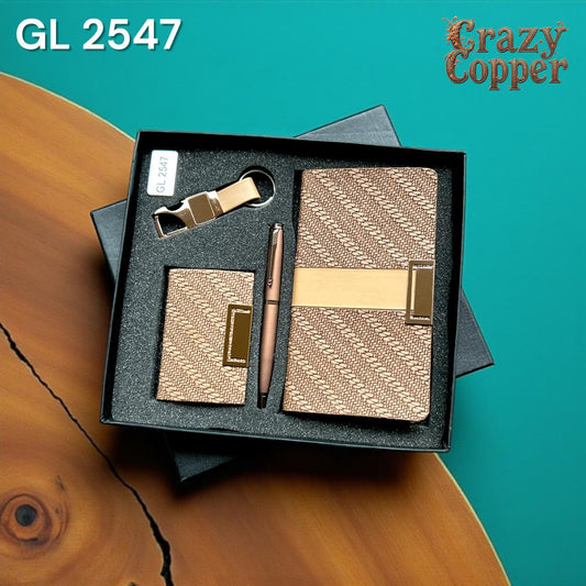 Corporate copper theme gift box with daily-use essentials