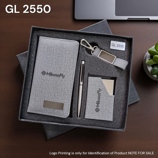 Corporate gifting 4 in 1 combo in charcoal black edition