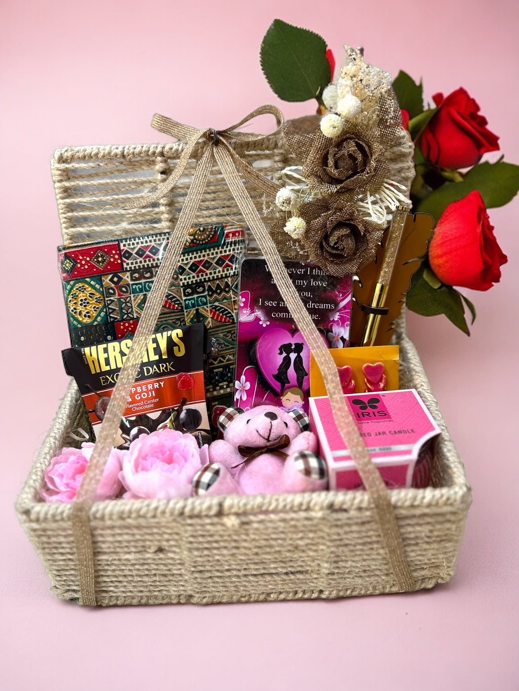Jute Elegance Gift Hamper: Handcrafted Joys and Sweet Surprises