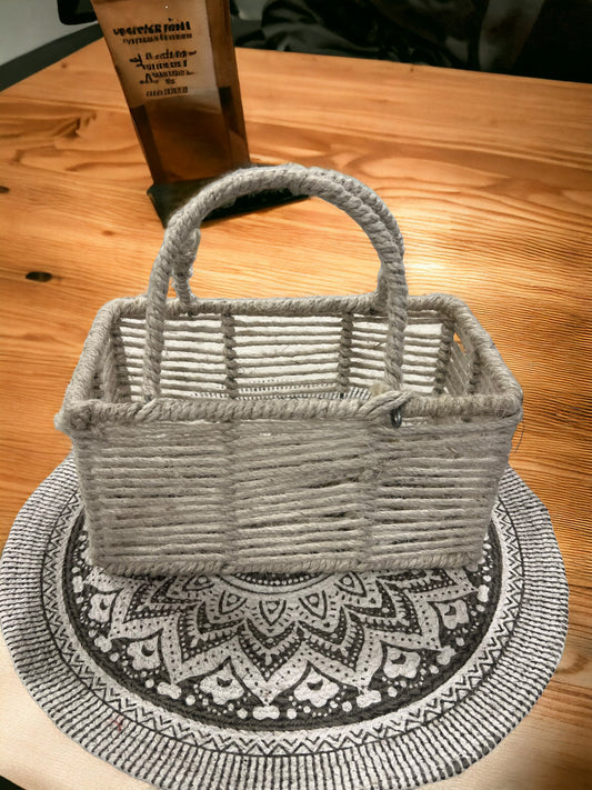 Eco-Friendly Jute Basket for Hampers and Home Utility