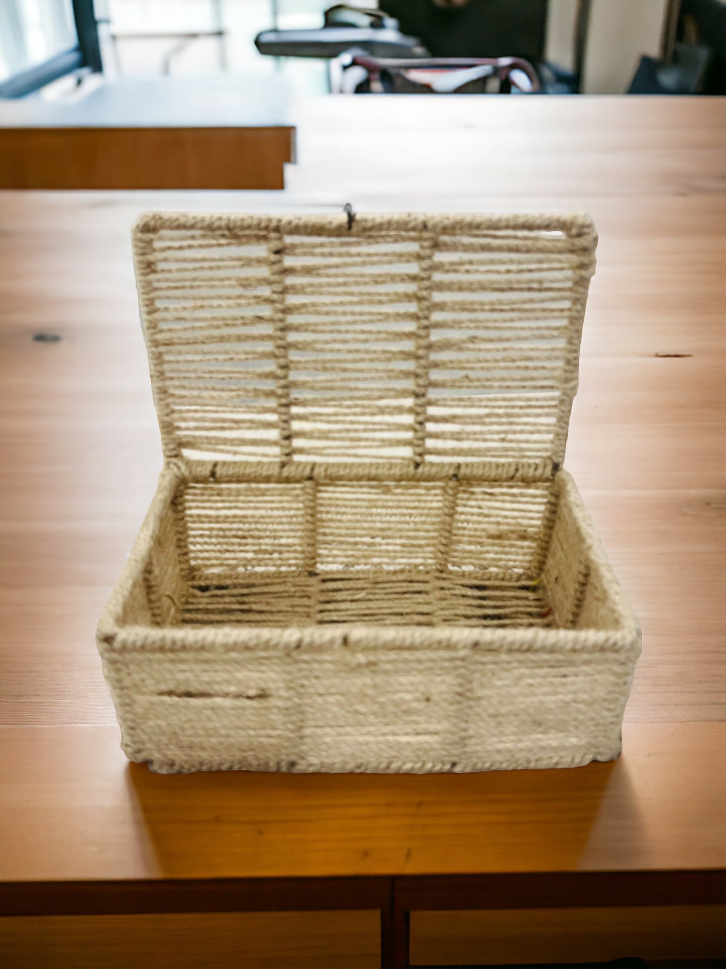 Organic Jute Rope Gift Box: Perfect for Hampers and Home Storage