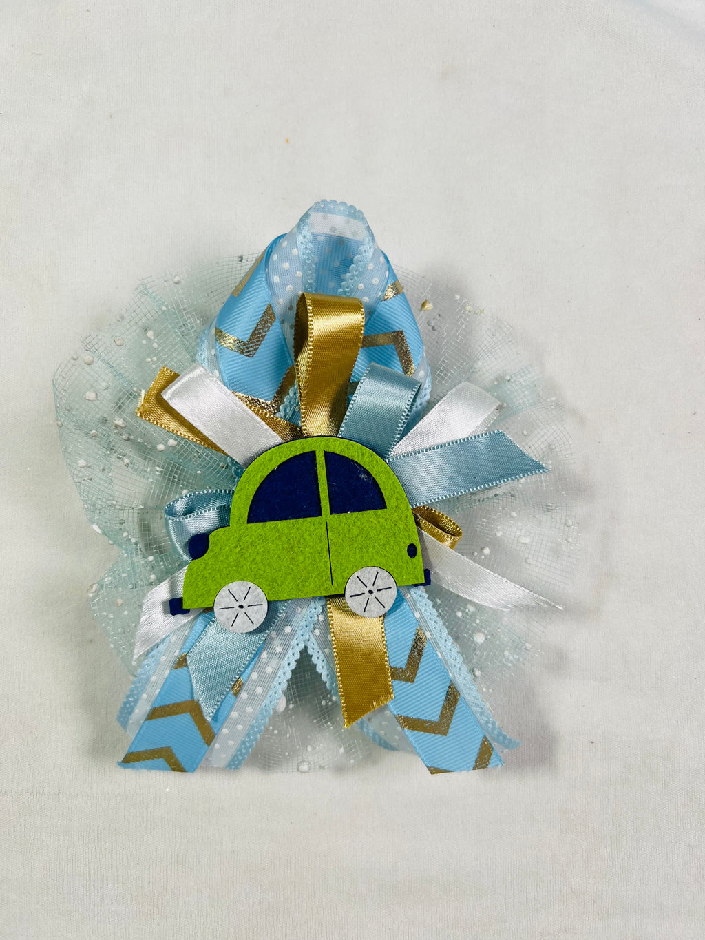 Adorable Baby Pink & Blue Decoration Bunch with Assorted Embellishments for Baby Showers and Newborn Celebrations