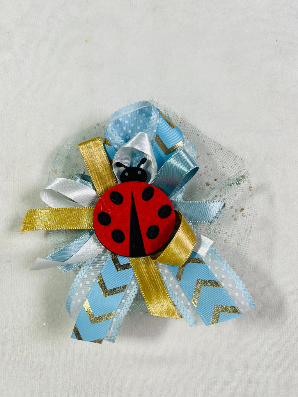 Adorable Baby Pink & Blue Decoration Bunch with Assorted Embellishments for Baby Showers and Newborn Celebrations