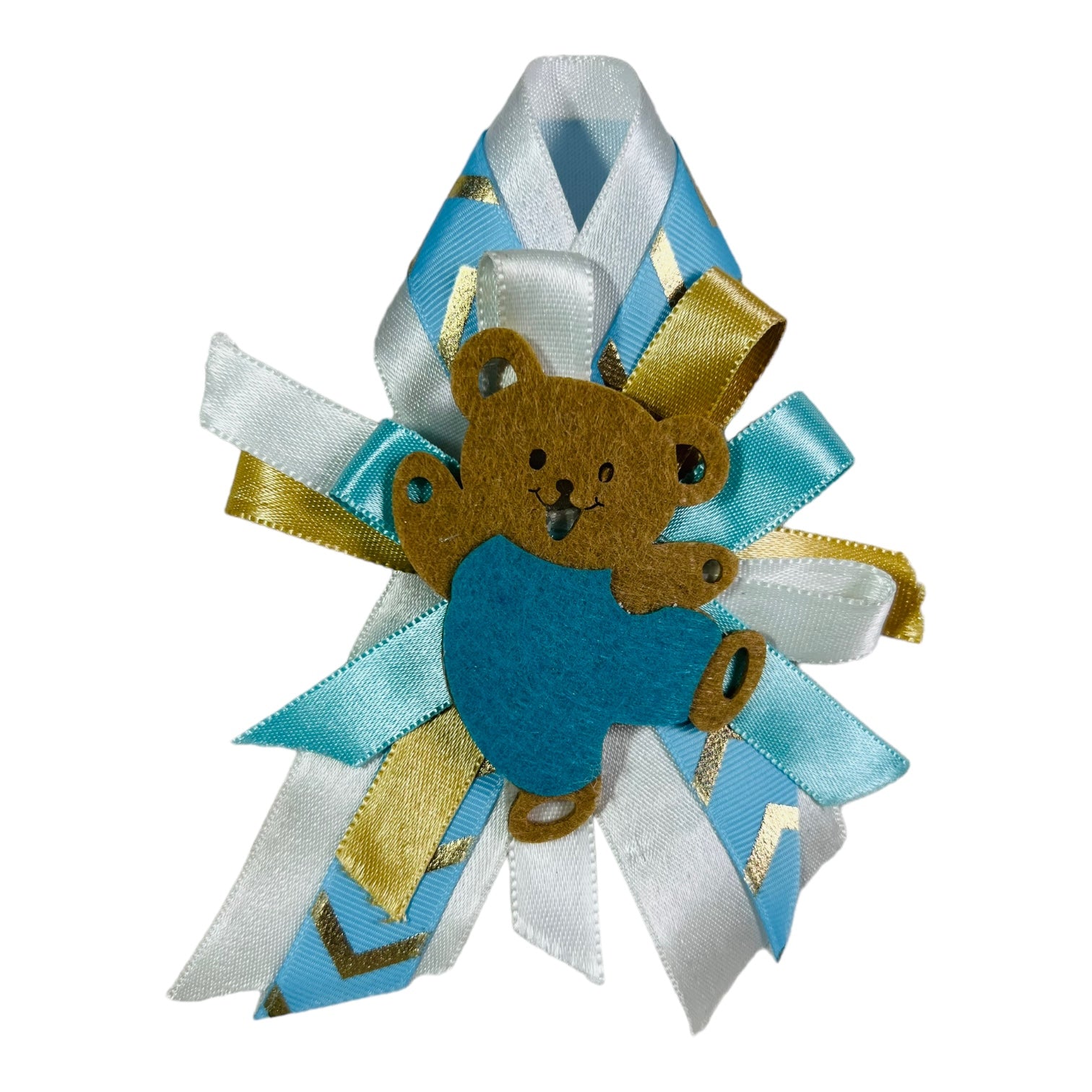 Adorable Baby Pink & Blue Decoration Bunch with Assorted Embellishments for Baby Showers and Newborn Celebrations
