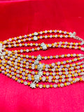 Wrap Shap Designer Bracelet Rakhi with Tortoise and Transparent Beads, Roli Chawal Included