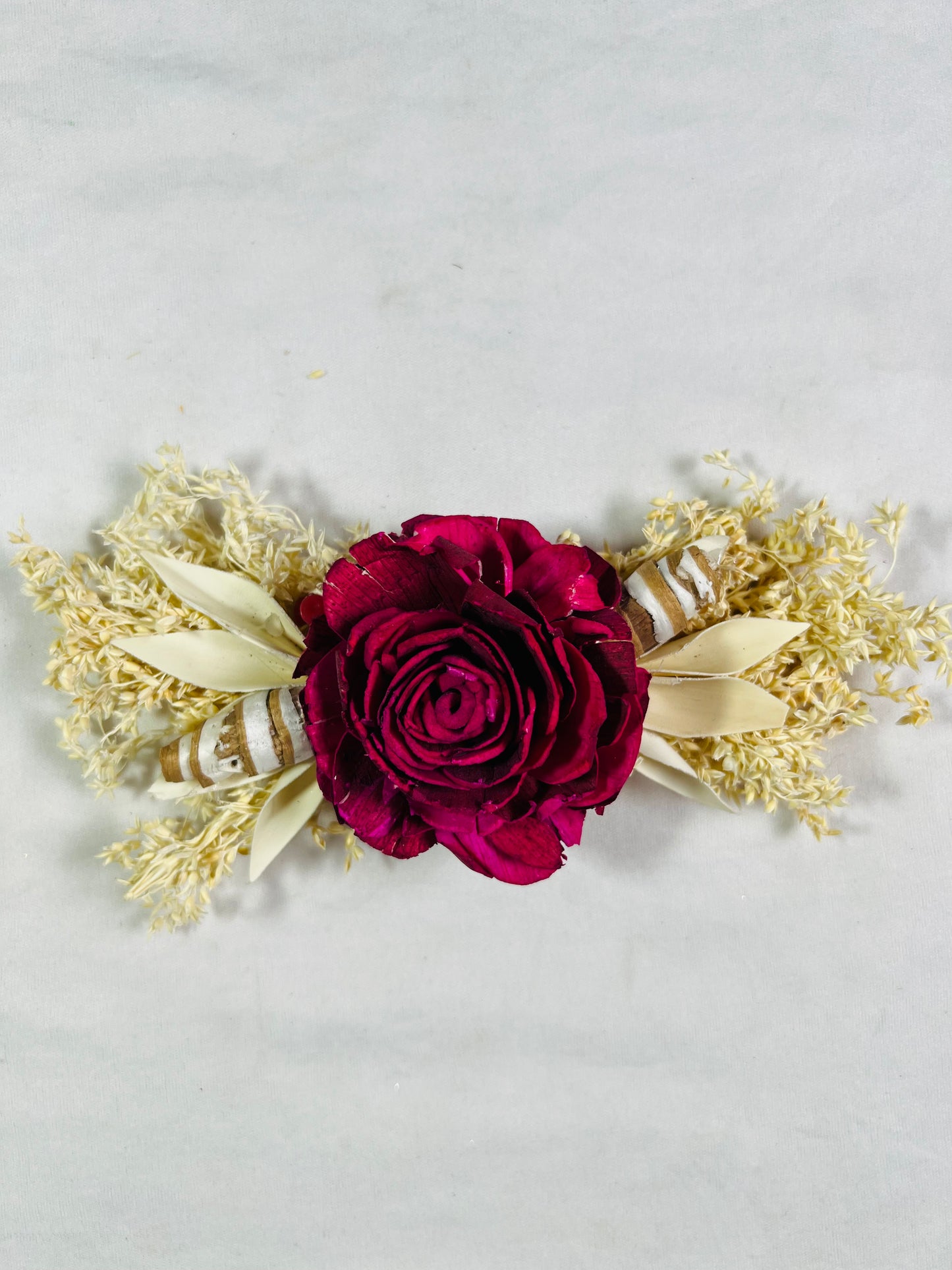 Dry Sola Flower Bunch - Perfect for Elegant Gift Decorations, Wedding Packings, Trousseau, and Event Platters