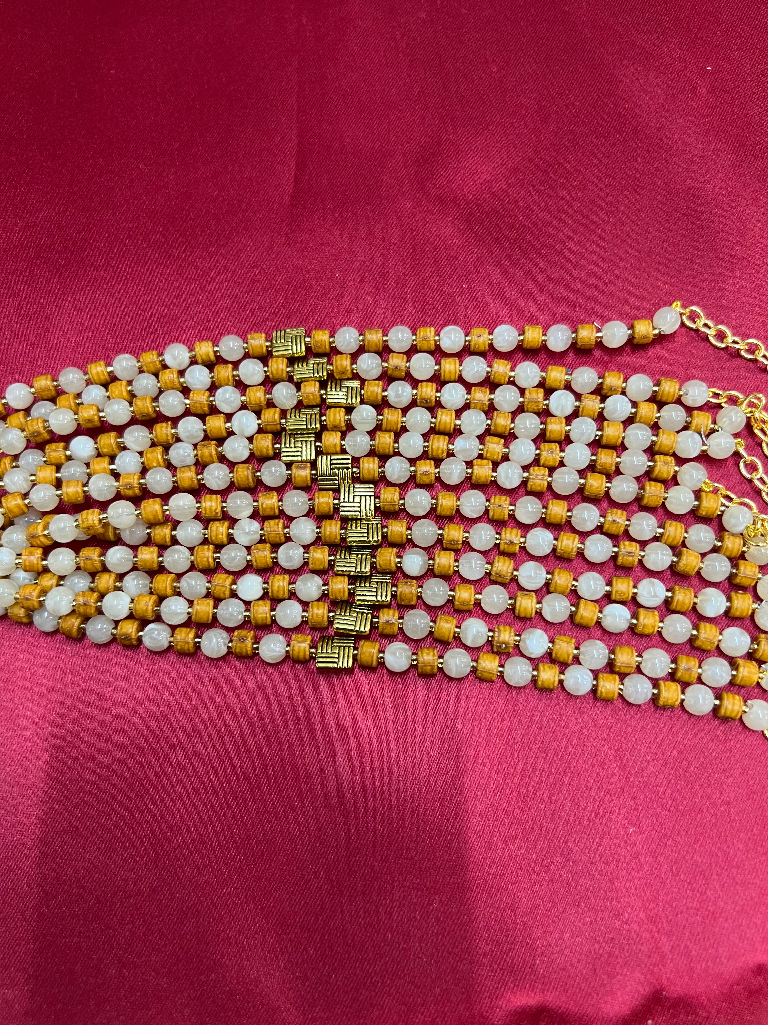 Wrap Shap Designer Bracelet Rakhi with Tortoise and Transparent Beads, Roli Chawal Included