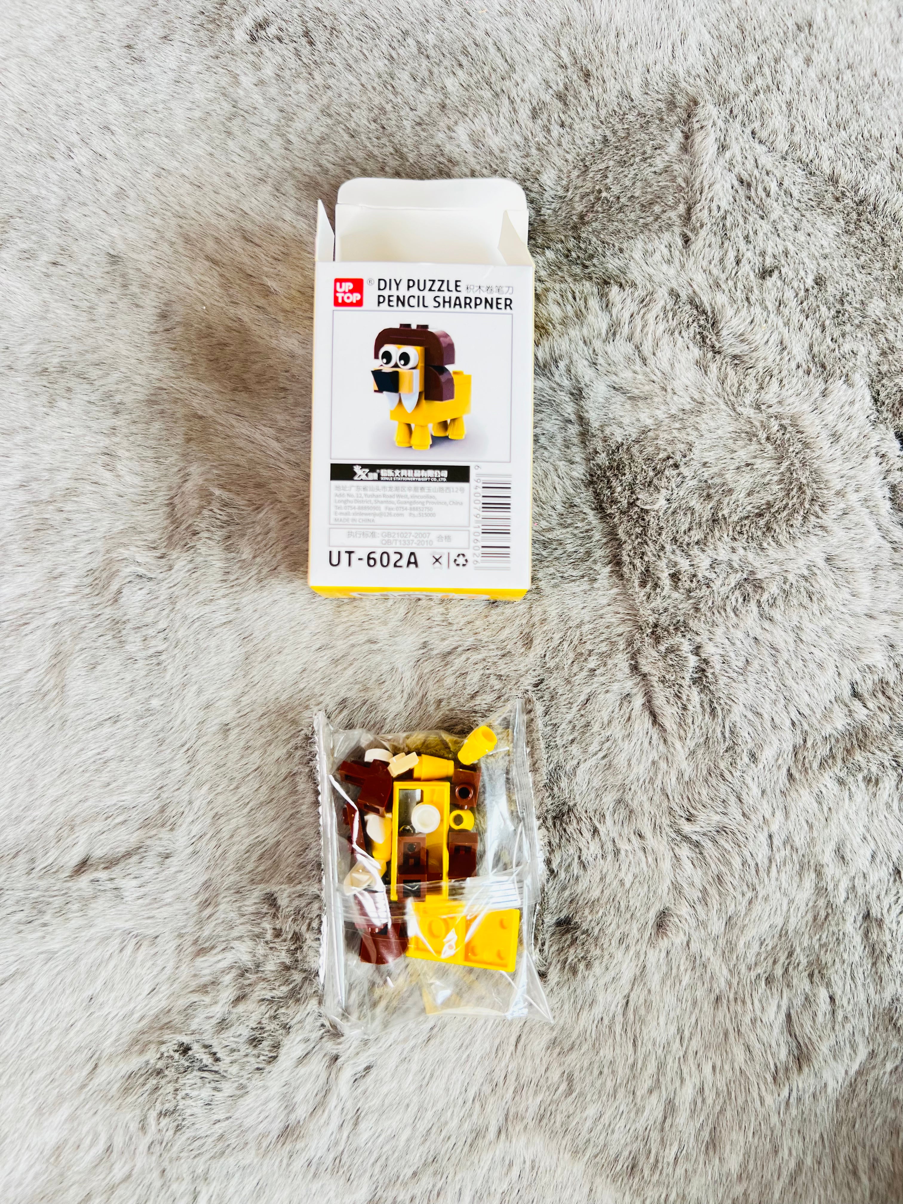 DIY Puzzle Sharpener - Elephant & Lion Theme - Fun Kids' Birthday Return Gifts