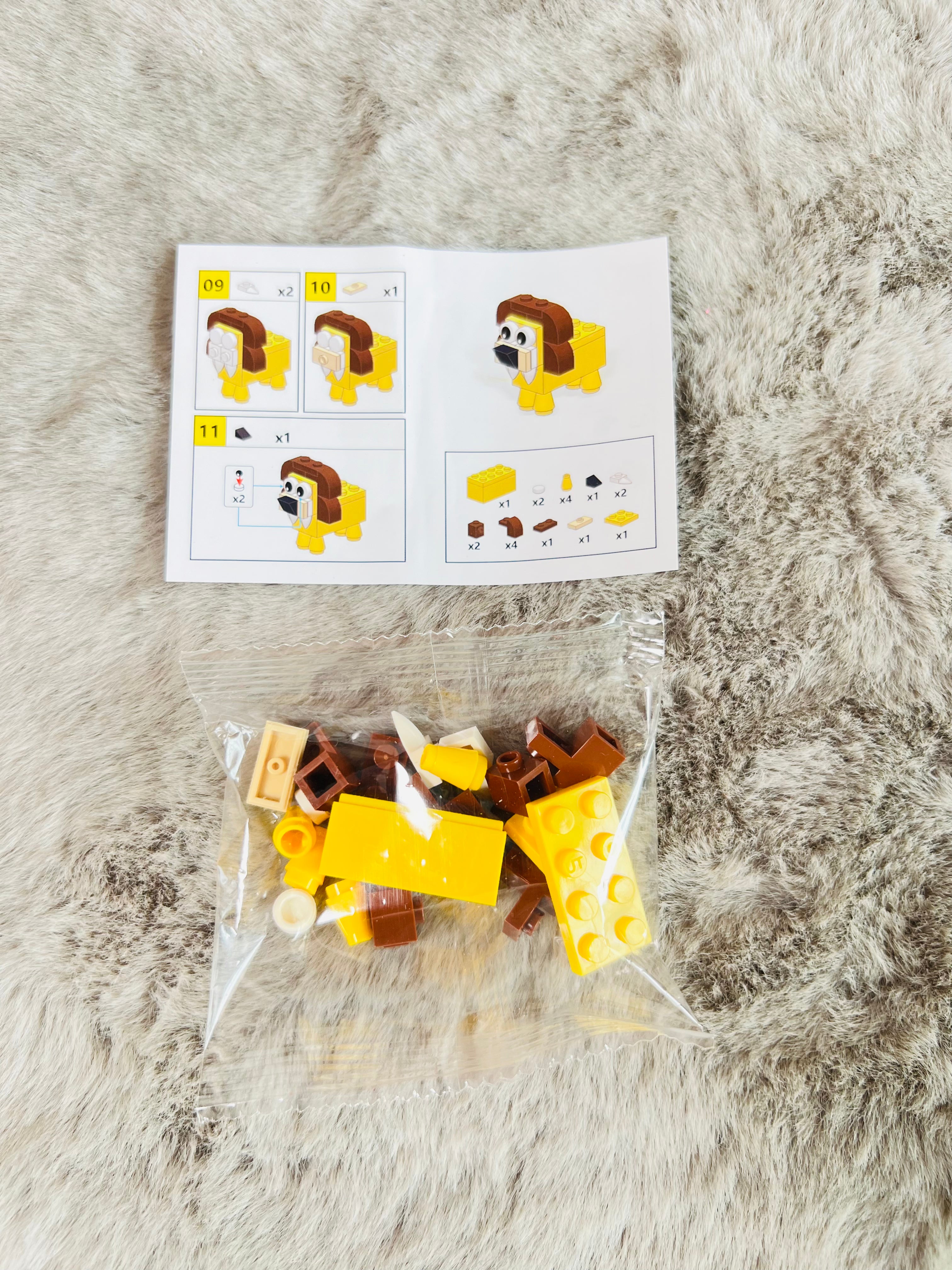 DIY Puzzle Sharpener - Elephant & Lion Theme - Fun Kids' Birthday Return Gifts