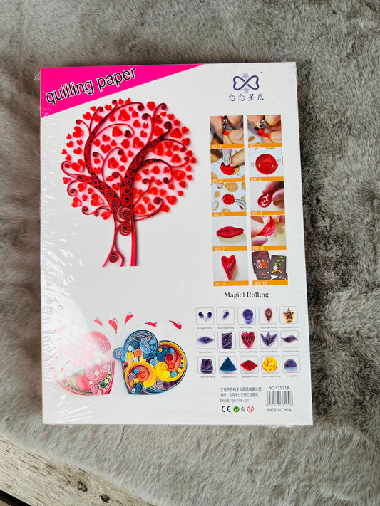 DIY Quilling Paper Kit - Creative and Fun Kids' Birthday Return Gifts