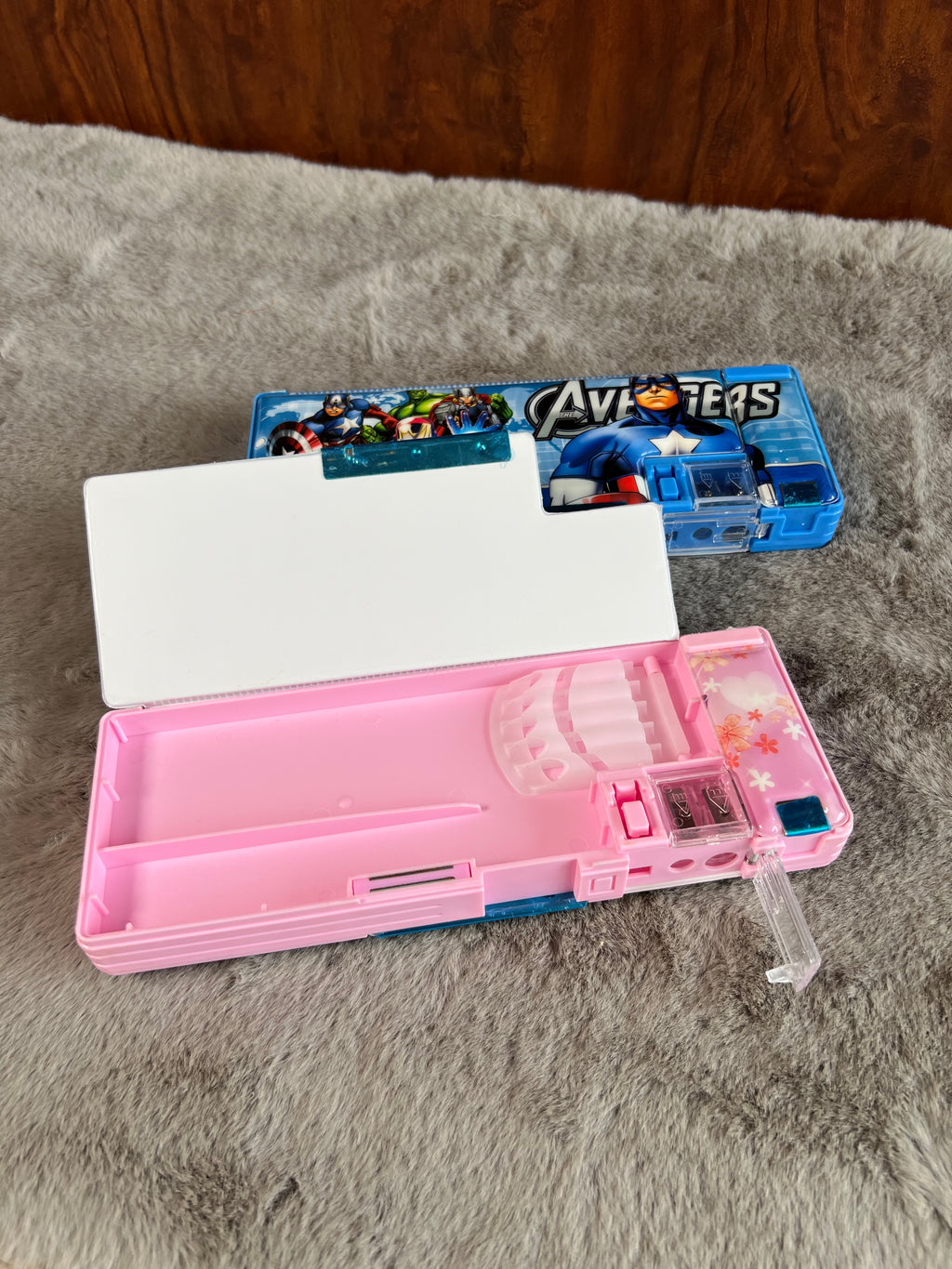 Avengers & Princess Theme Pencil Box for Boys & Girls - Exciting Kids' Birthday Return Gifts