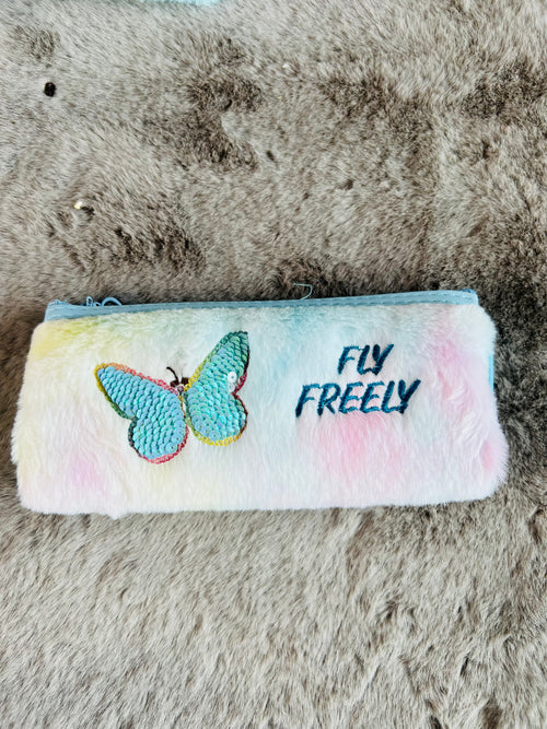 Butterfly Theme Stationery Pouches for Girls - Enchanting Kids' Birthday Return Gifts