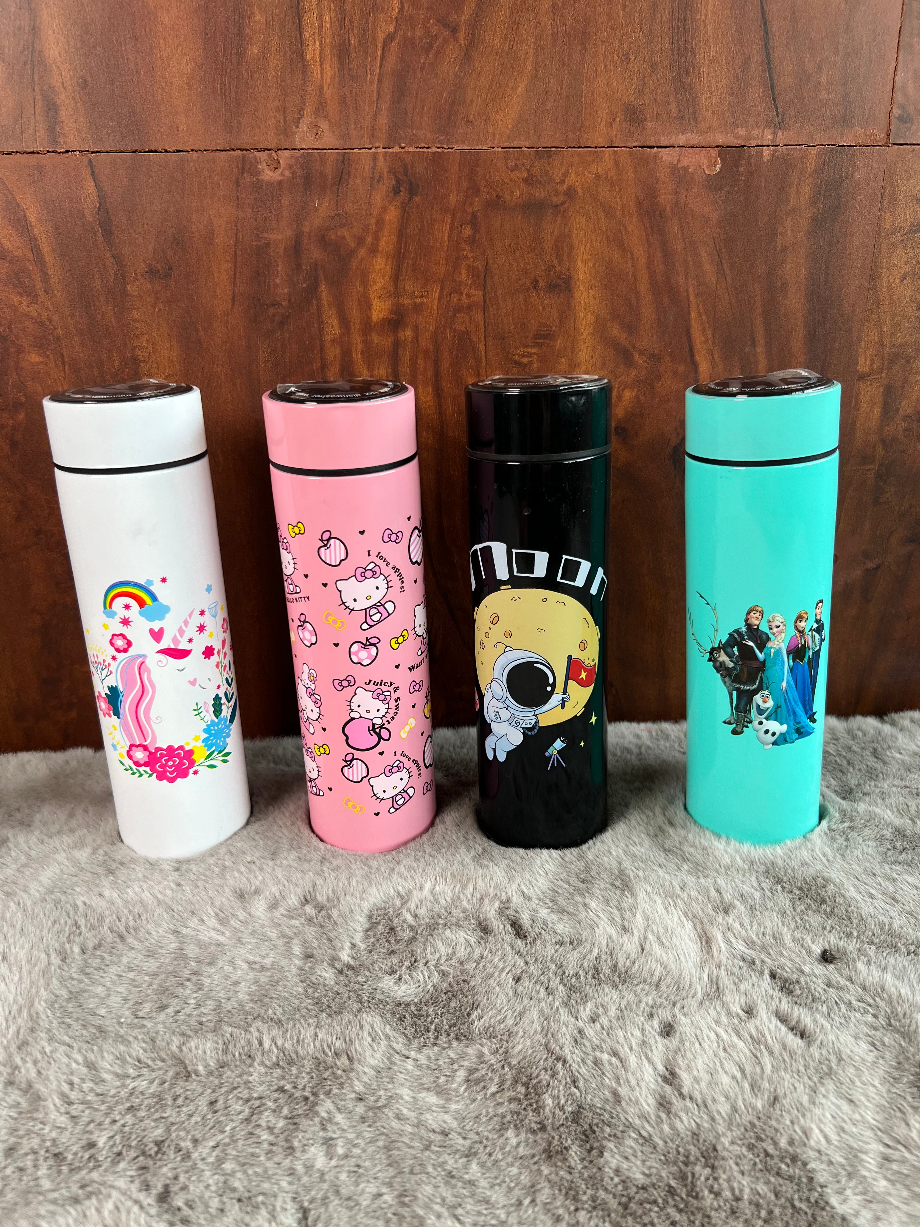 Printed Temperature Bottles for Boys & Girls - Cool Kids' Birthday Return Gifts